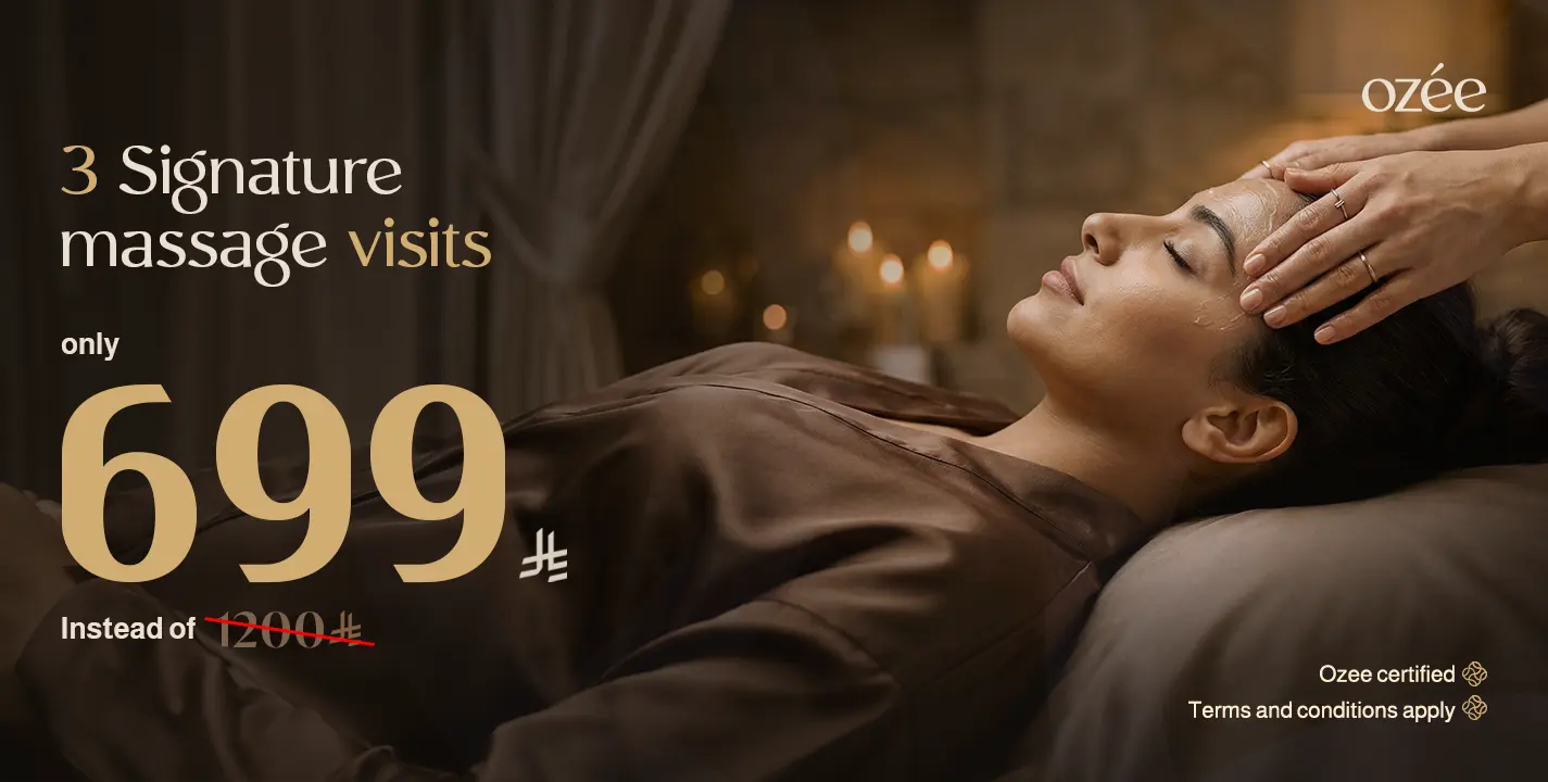 3x Ozée Signature Massage Offer