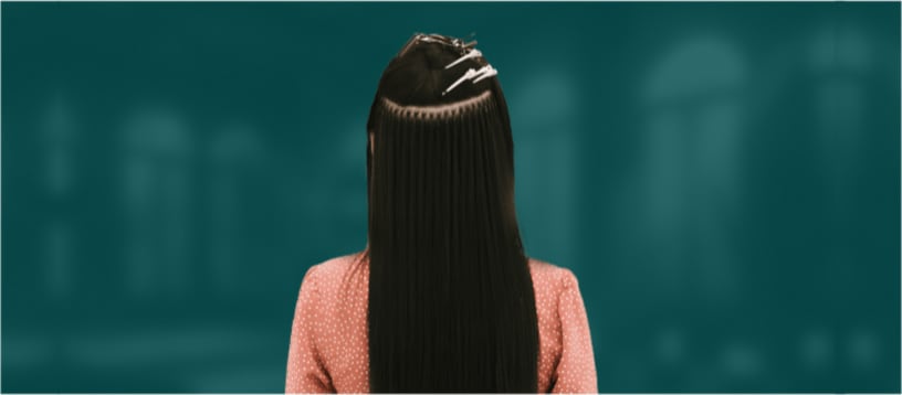 احصلي على طول وكثافة مثالية مع تركيب وصلات شعر 10 خصلات