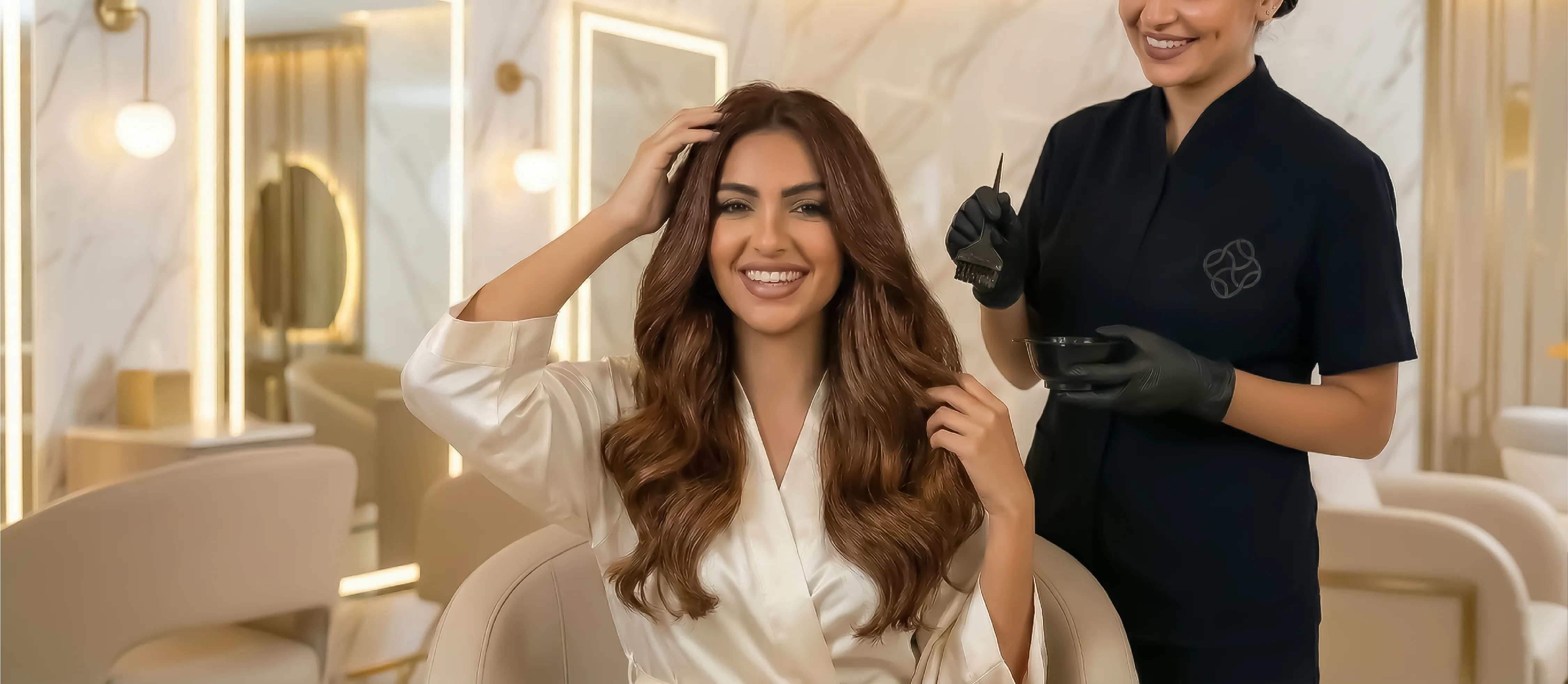 صبغة شعر لون غامق - خالية من الأمونيا