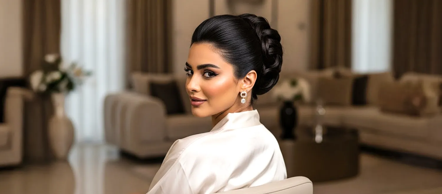 تسريحة الشعر المرفوعة